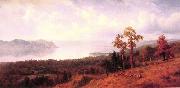 Albert Bierstadt View of the Hudson Looking Across the Tappan Zee-Towards Hook Mountain USA oil painting artist